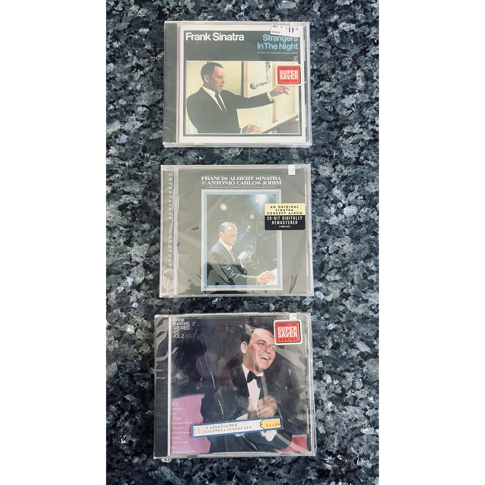 Frank Sinatra CD Lot Strangers In The Night Jobim Greatest Hits Vol 2 Jazz 3pk